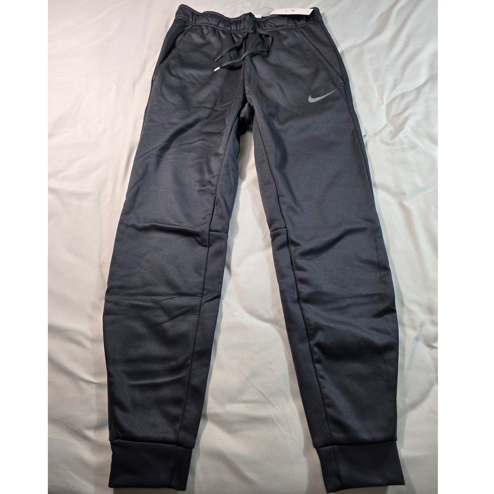 Nike Therma-FIT Training Joggers Fleece Sweatpants Mens Small Black Cuffed New